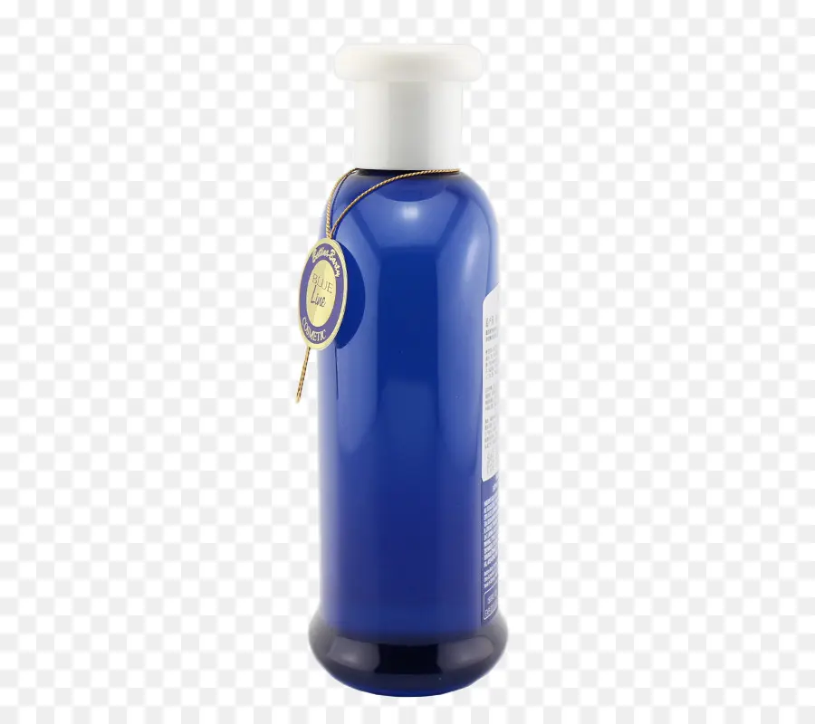 Botella De Agua，Azul Cobalto PNG