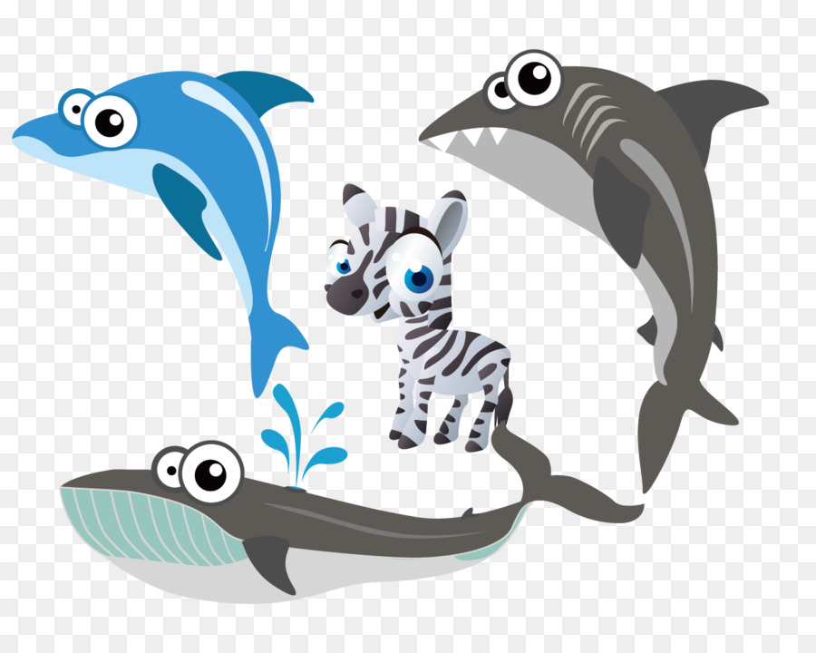 Animales Marinos，Delfín PNG