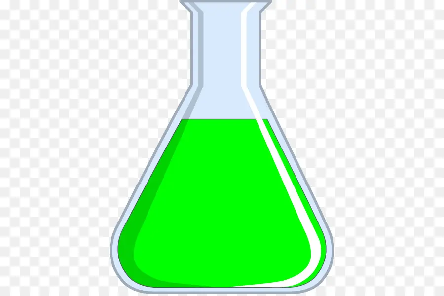 Líquido Verde En Matraz，Química PNG