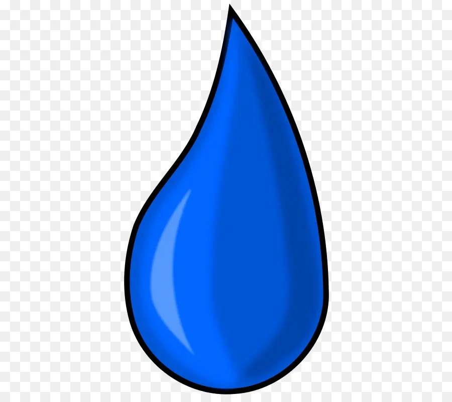 Gota De Agua，Azul PNG