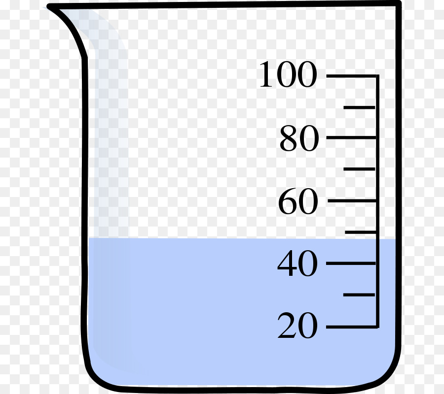 Vaso Con Líquido，Medición PNG