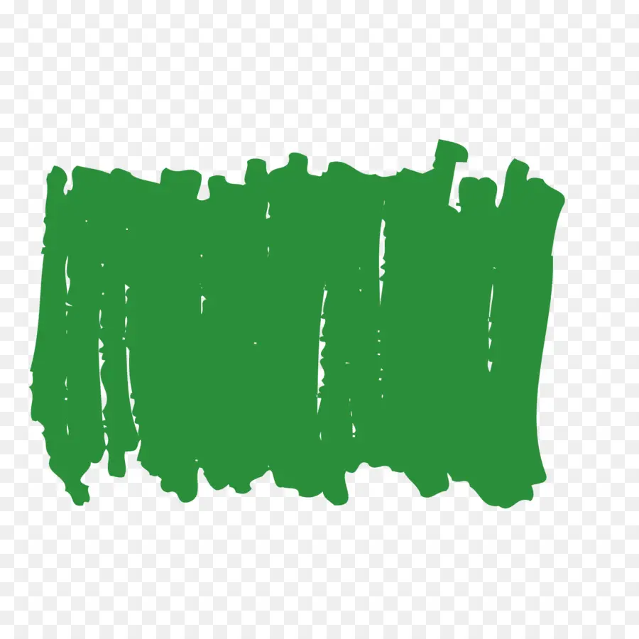 Trazo De Pincel Verde，Pintar PNG