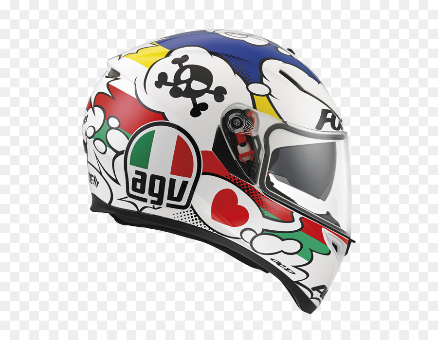 Casco De La Motocicleta，Agv PNG