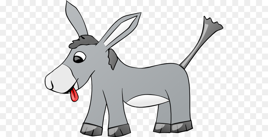 Burro De Dibujos Animados，Mula PNG