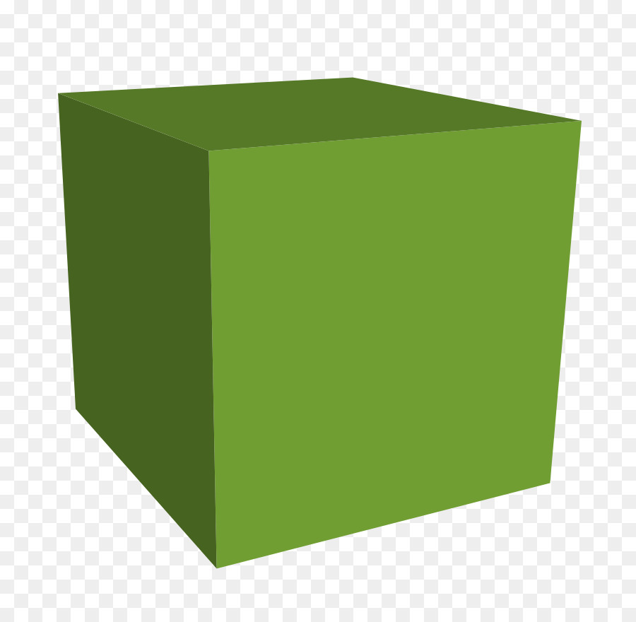 Formas Geométricas Verdes，Cubo PNG