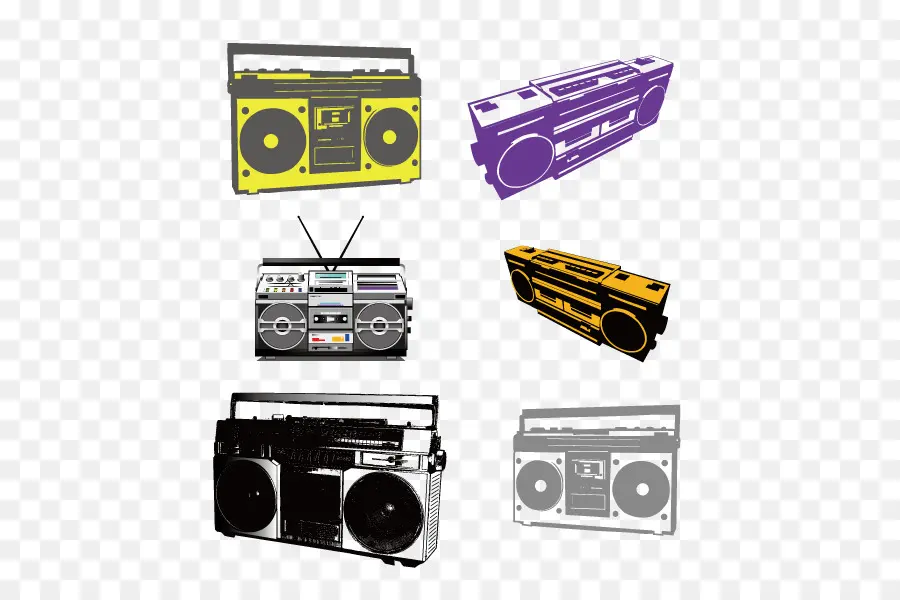 Boombox，Radio PNG