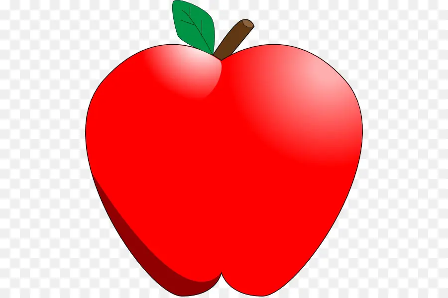 Manzana Roja，Media Manzana PNG