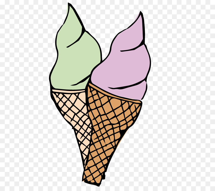 Cono De Helado，Postre PNG