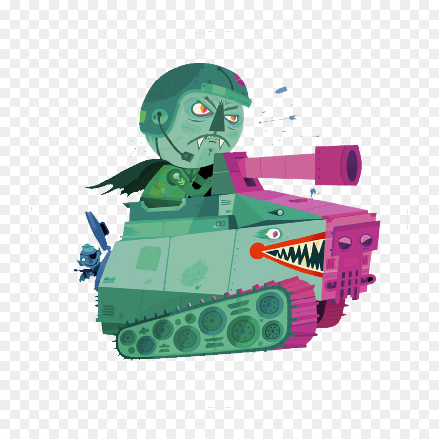 Tanque De Dibujos Animados，Tanque PNG