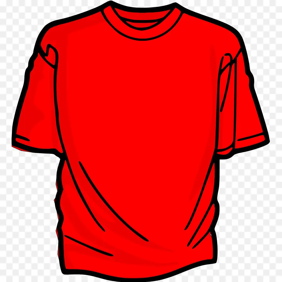 Camiseta Roja，Camisa PNG