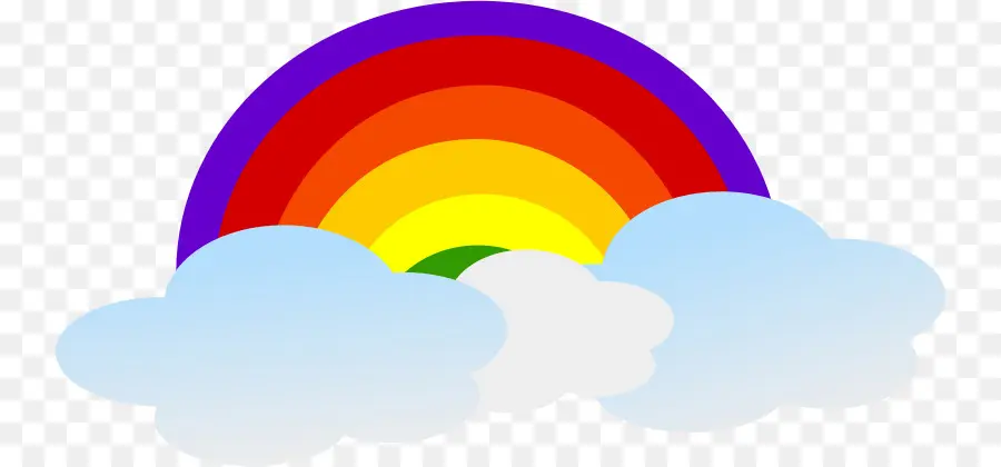 Arco Iris Y Nubes，Arcoíris PNG