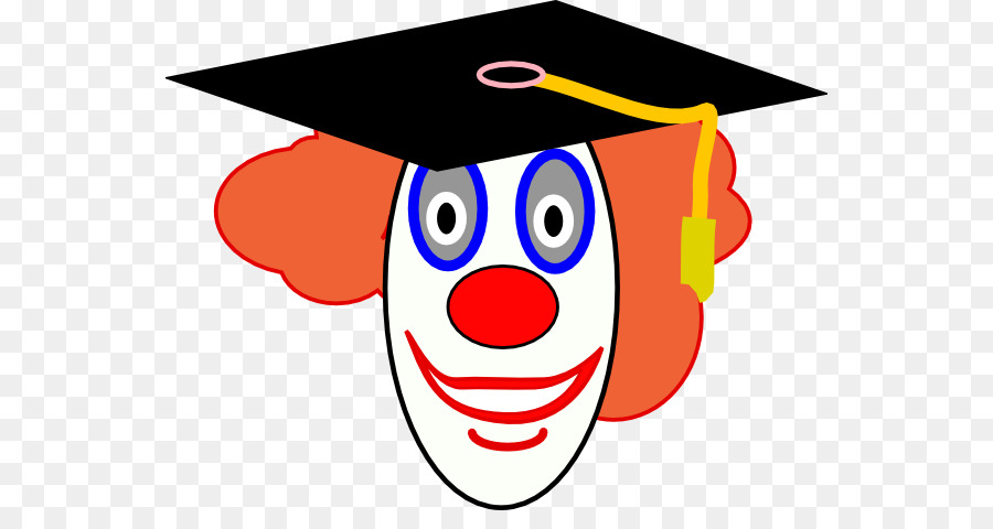 Payaso Con Birrete De Graduación，Payaso PNG