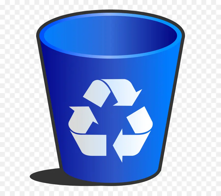 Papelera De Reciclaje Azul，Desperdiciar PNG