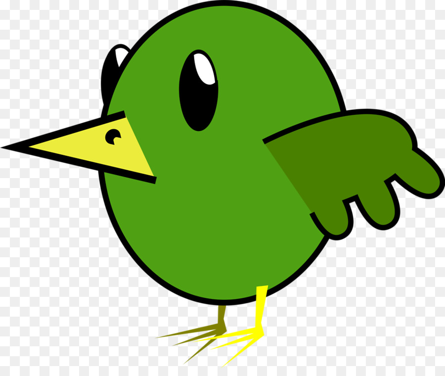 Pájaro Verde，Dibujos Animados PNG