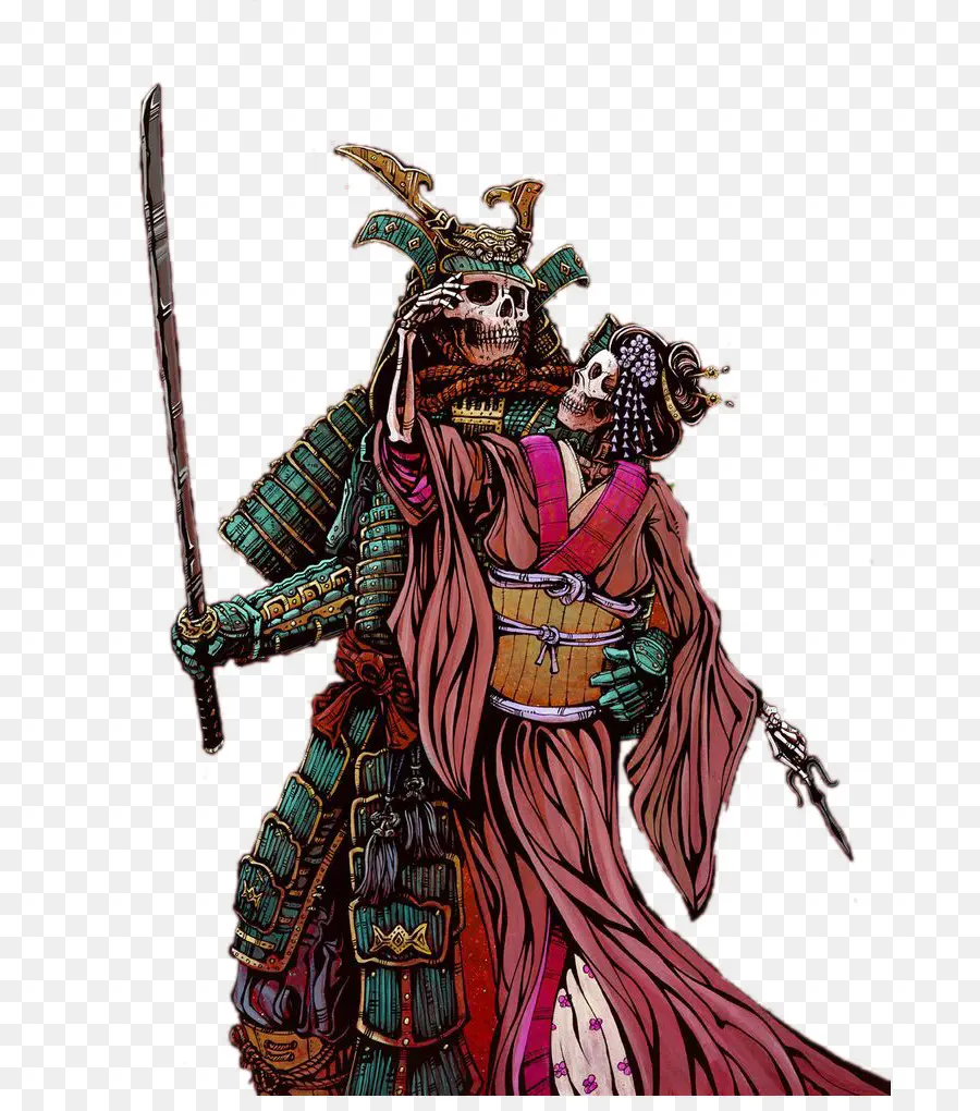 Samurai，Dibujo PNG