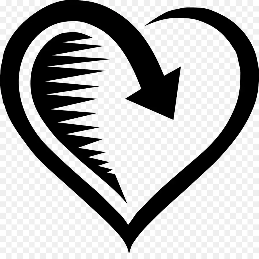 Corazón，Flecha PNG