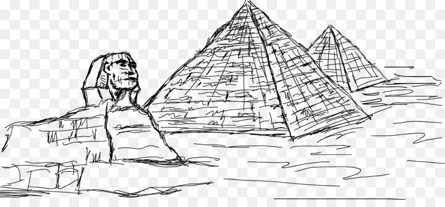 Gran Esfinge De Giza，Gran Pirámide De Giza PNG