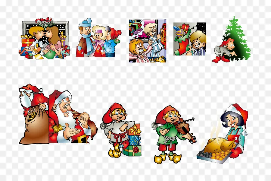 Santa Claus，La Navidad PNG