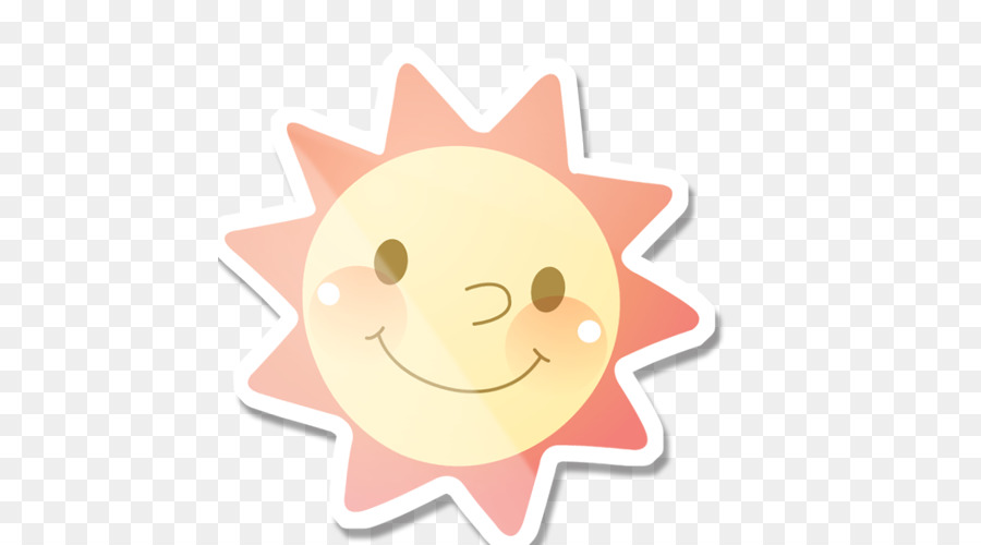 Sol Sonriente，Amarillo PNG