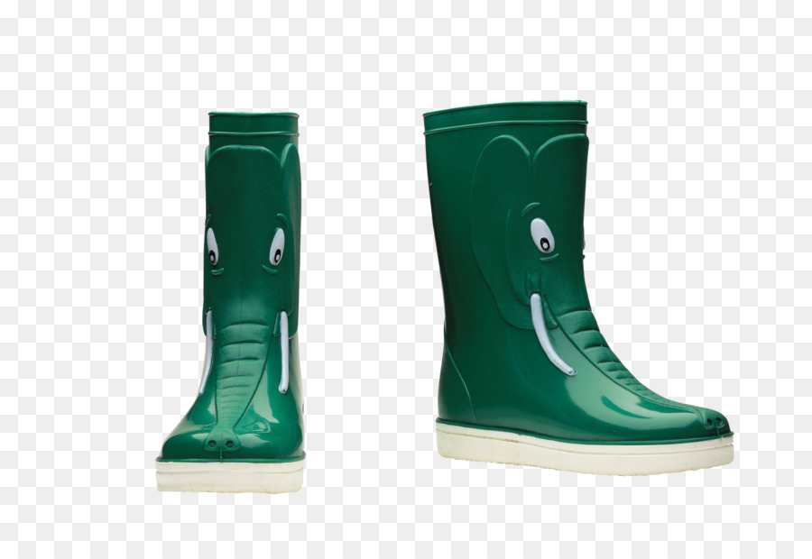 Botas De Elefante Verde，Botas De Lluvia PNG