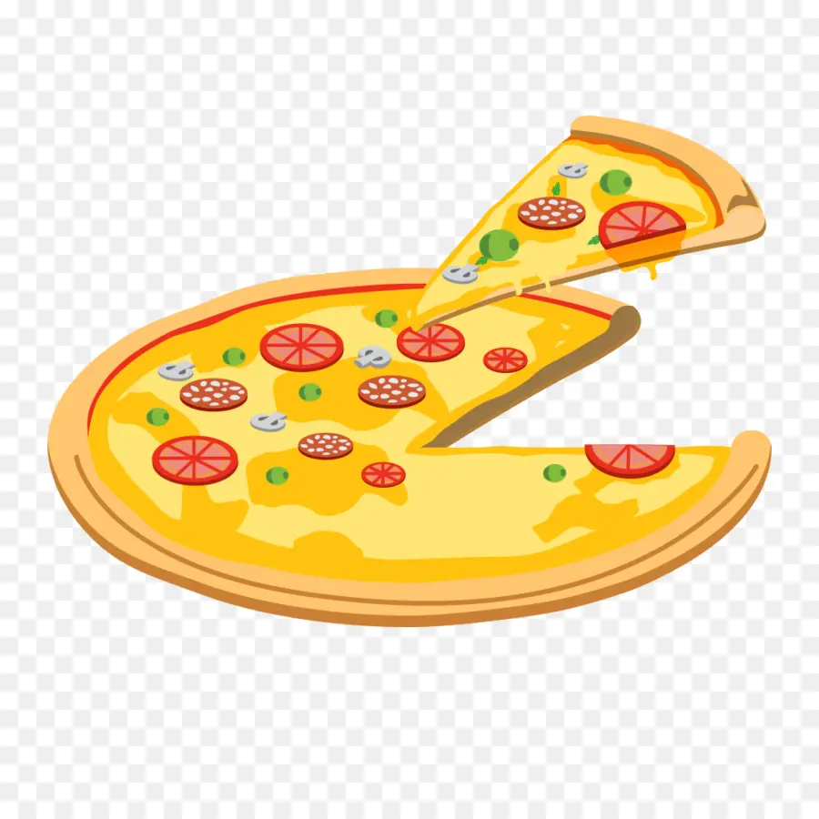 Pizza De Peperoni，Pizza PNG