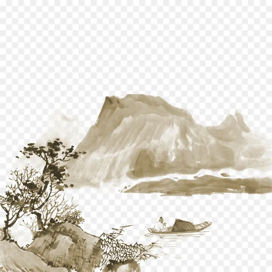 China，La Pintura De Paisaje PNG