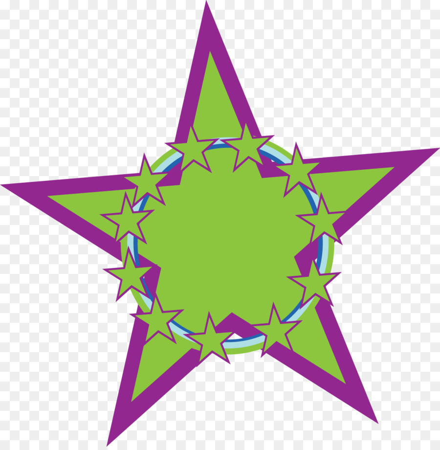 Estrella，Verde PNG