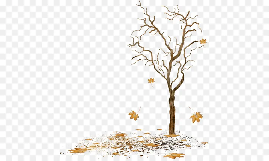 Otoño，árbol PNG