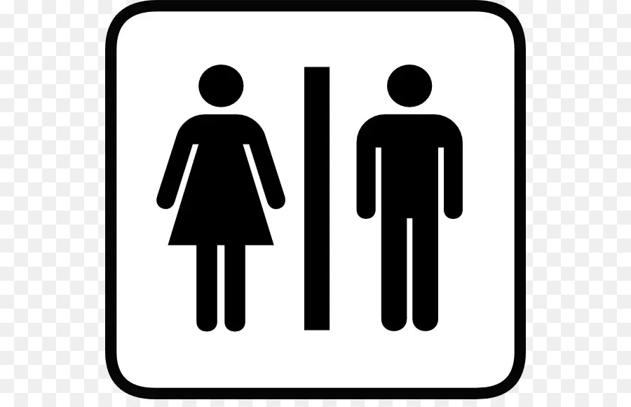 Cuarto De Baño，Unisex Baño Público PNG