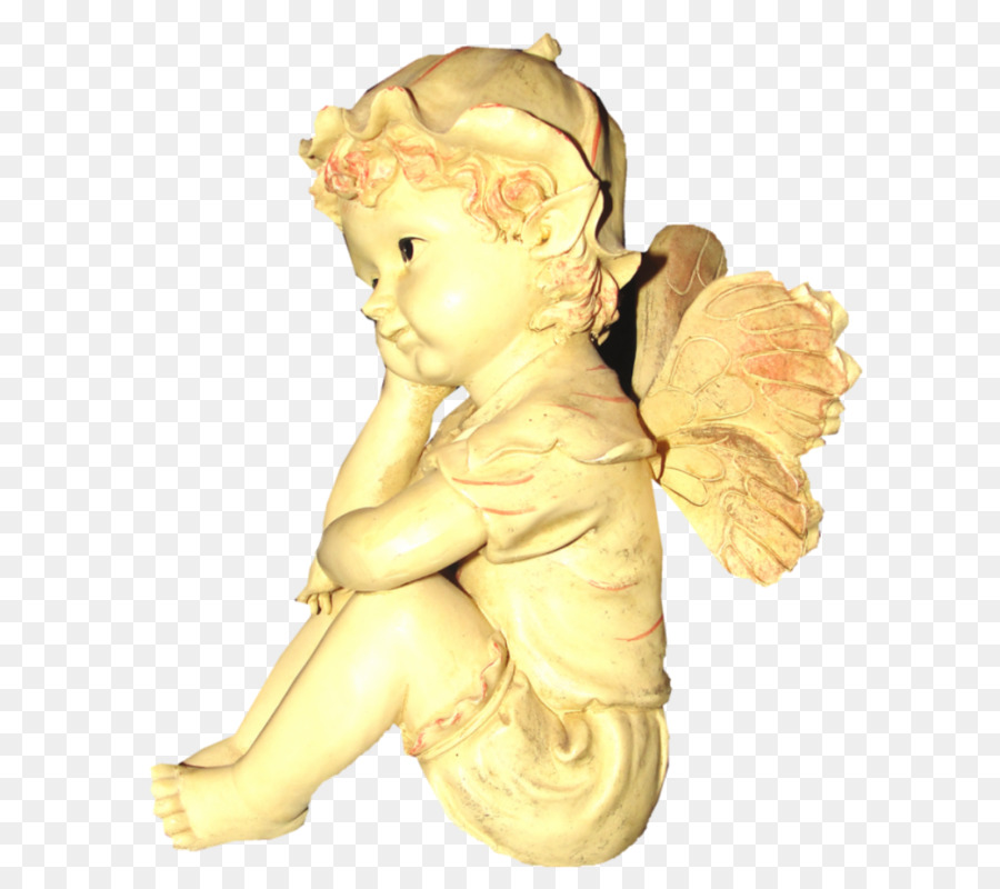 Estatuilla De ángel，Querubín PNG