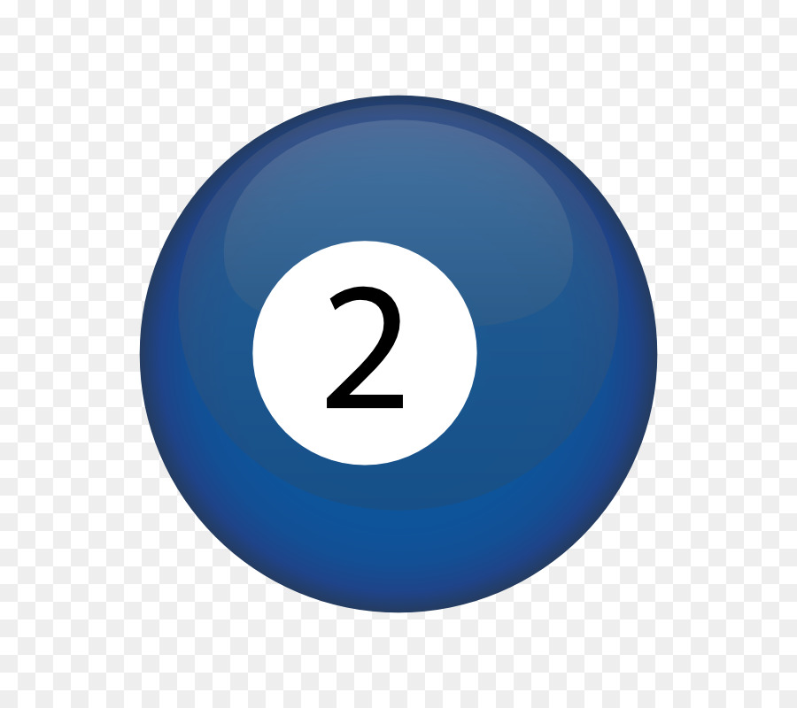 Numero 2，Azul PNG