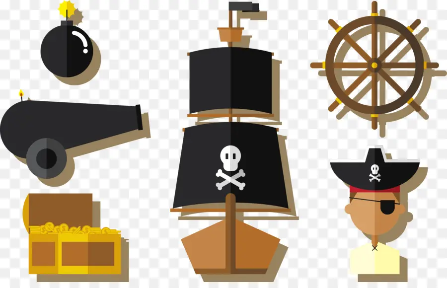 Piratería，Animación PNG