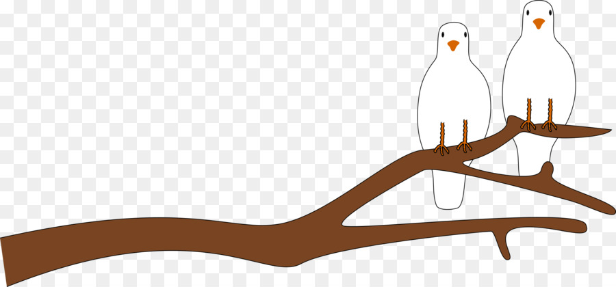 Pájaros En Rama，árbol PNG