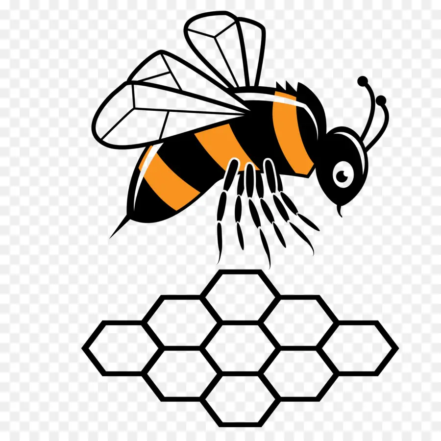 Abeja，Panal PNG