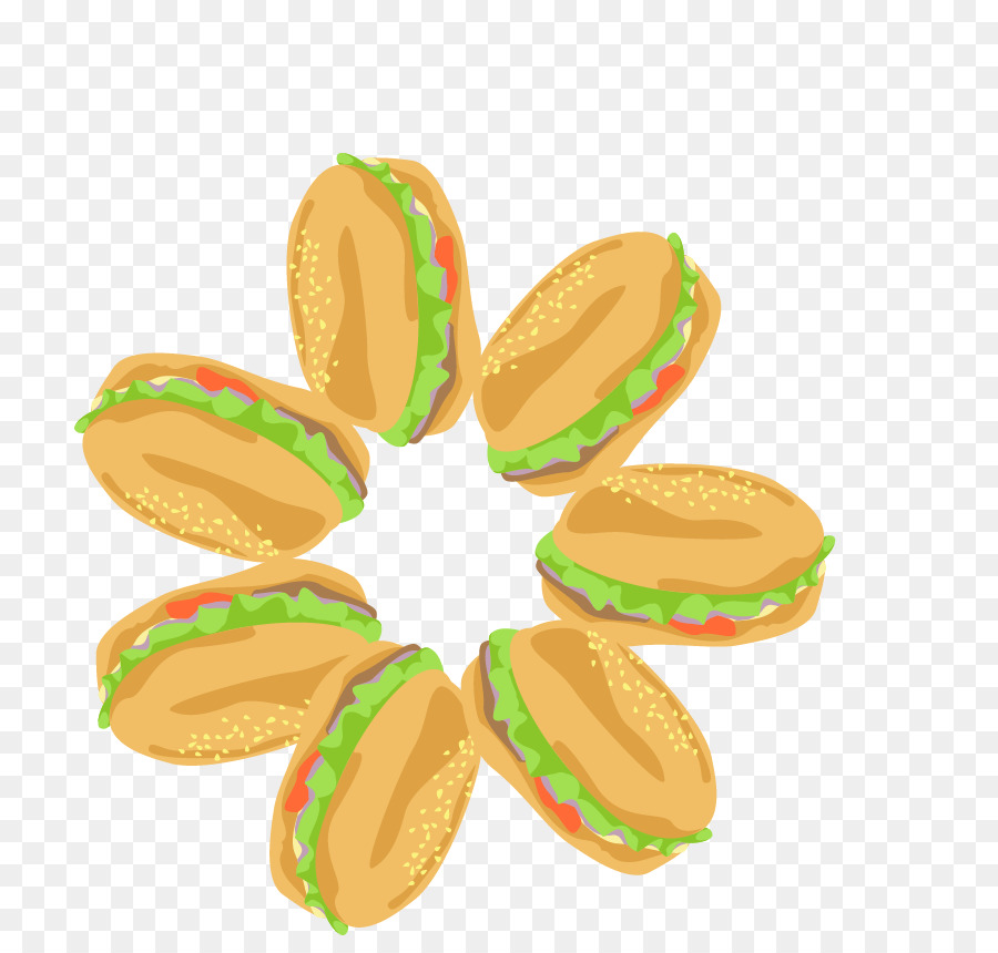 Hamburguesa，Comida Rápida PNG