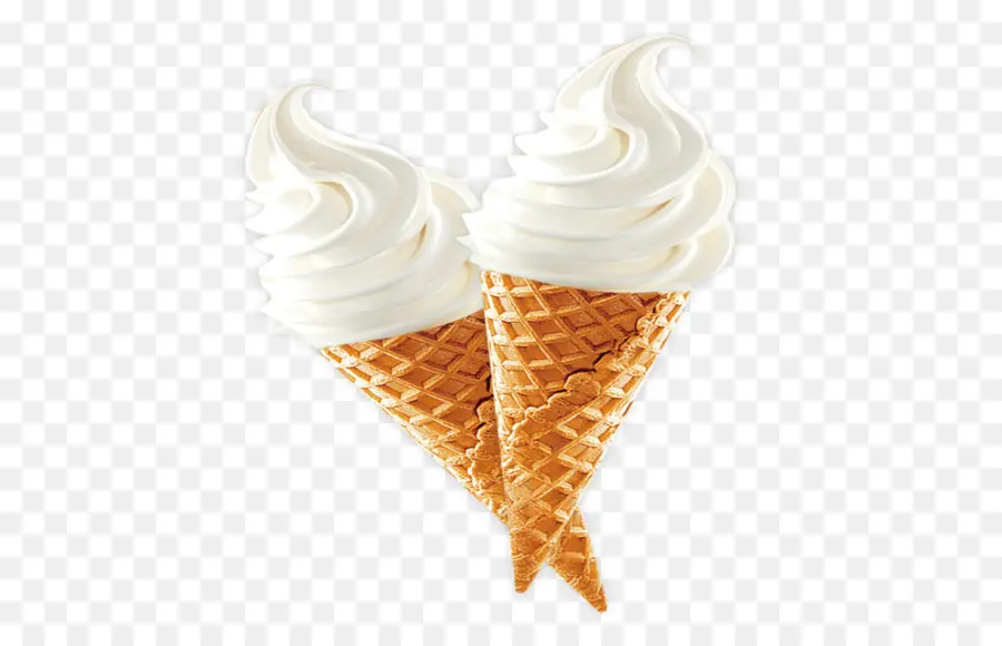 Conos De Helado，Vainilla PNG