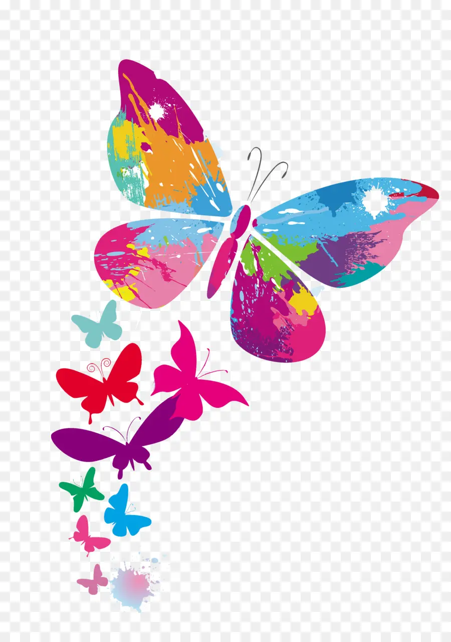 Mariposa，Color PNG