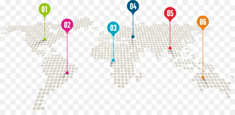 Mapa Mundial，Ubicaciones PNG