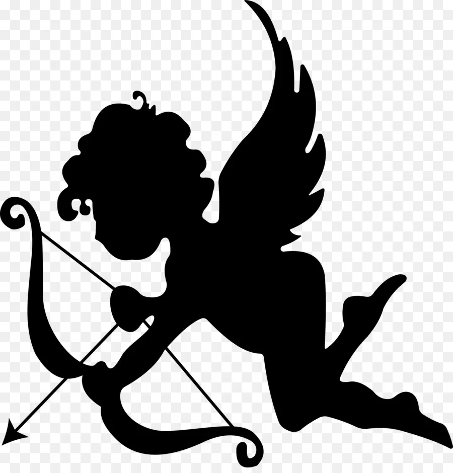 Cupido，Silueta PNG