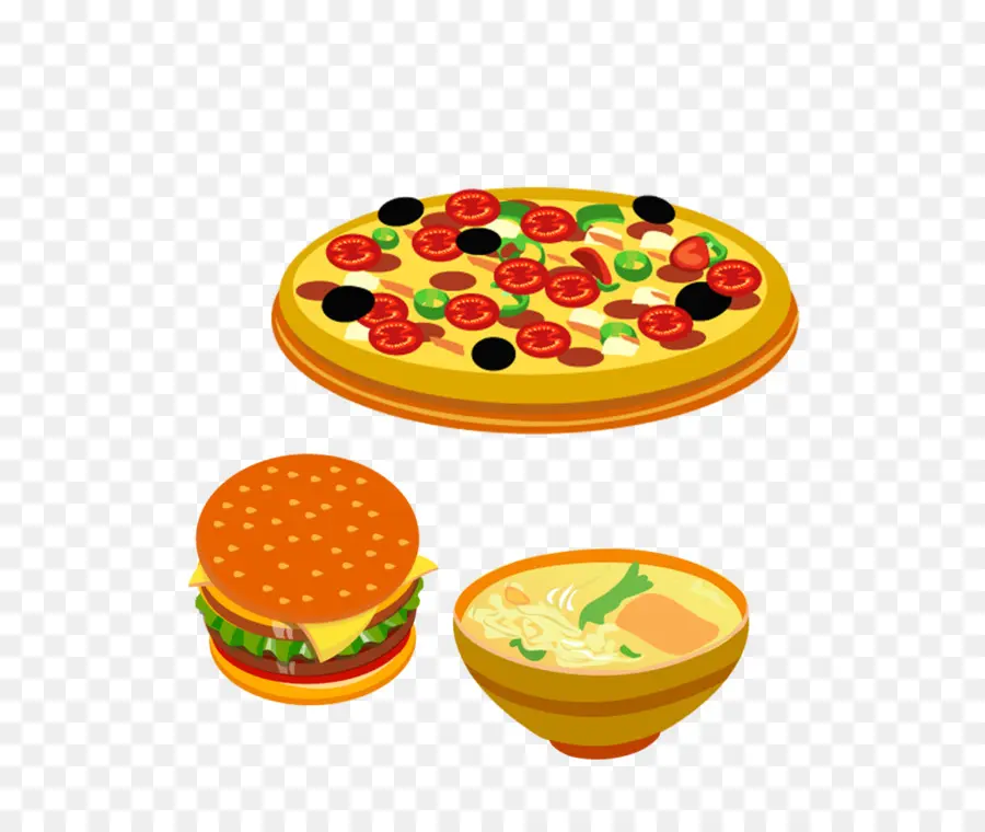 Pizza，Hamburguesa PNG