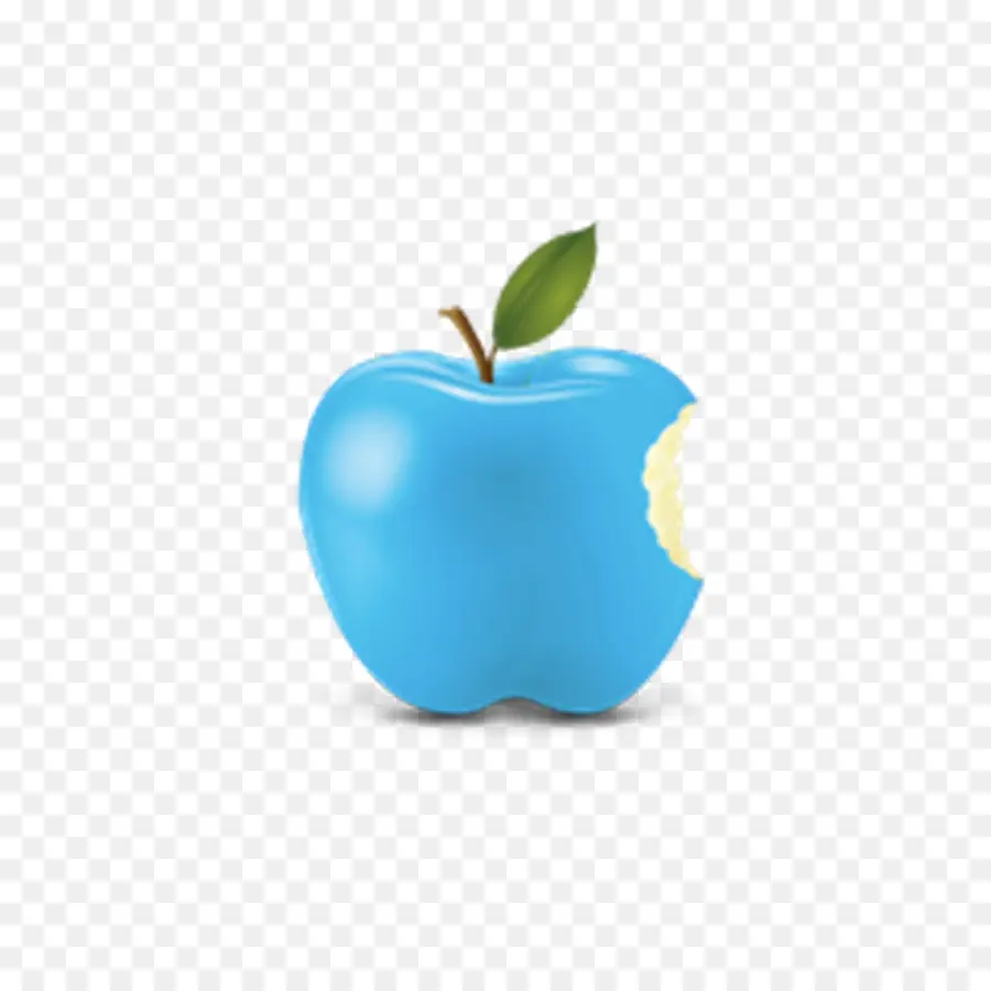 Manzana Azul，Morder PNG