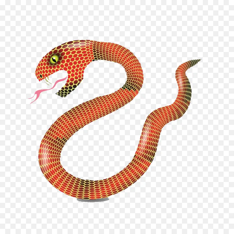 Serpiente，Rojo PNG