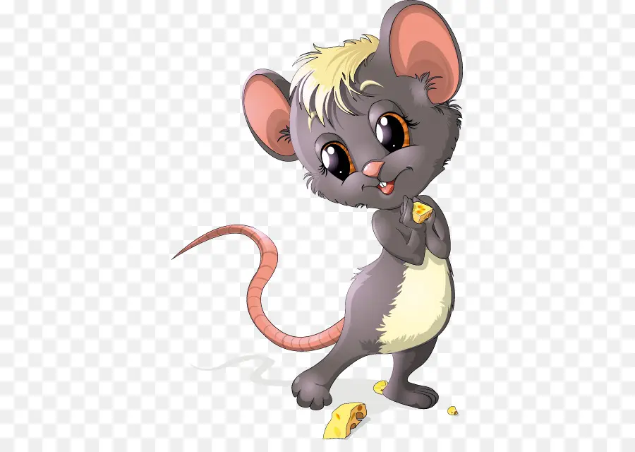 Ratón De Dibujos Animados，Queso PNG