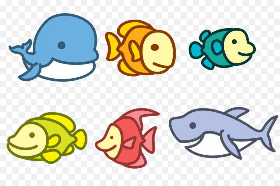 Pez De Dibujos Animados，Ballena PNG