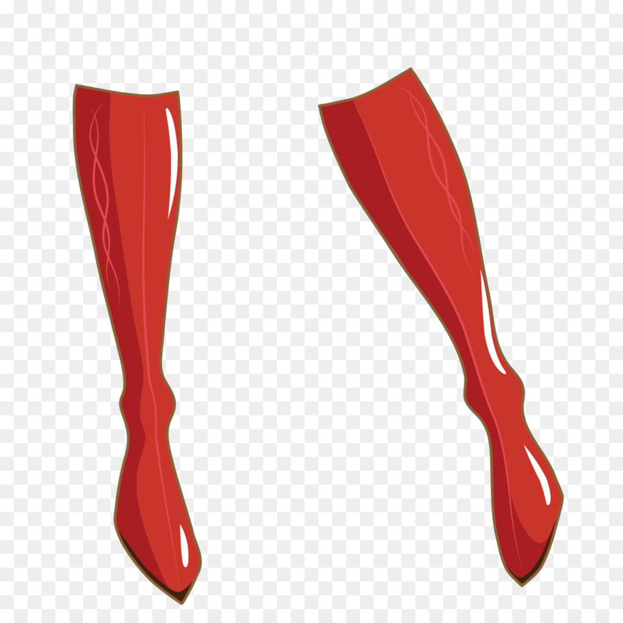 Rojo，Zapato PNG