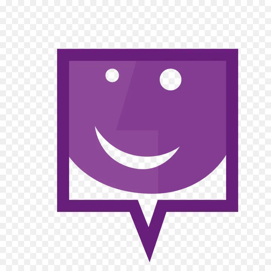 Cara Sonriente，Púrpura PNG