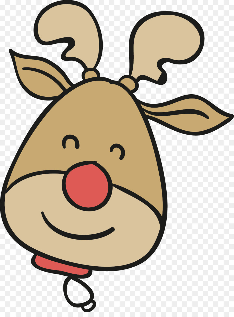 Reindeer，Santa Claus PNG