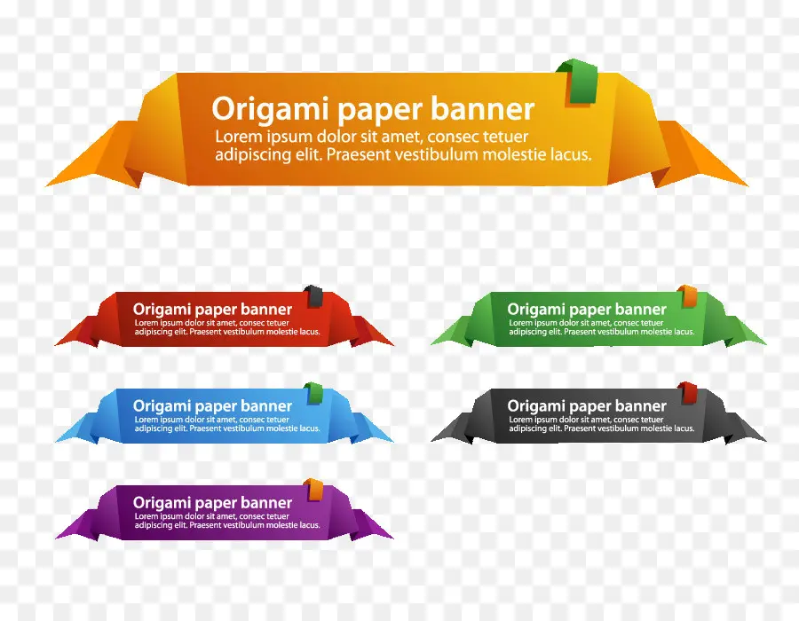 Banderas De Origami，Papel PNG