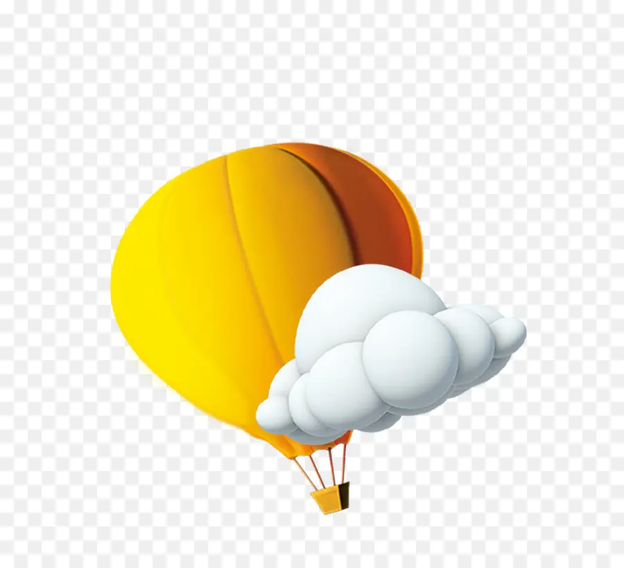 Globo Aerostático Amarillo，Amarillo PNG