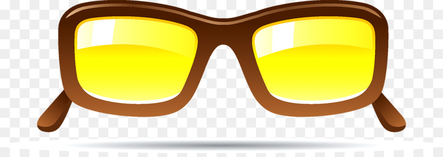 Gafas De Sol，Amarillo PNG